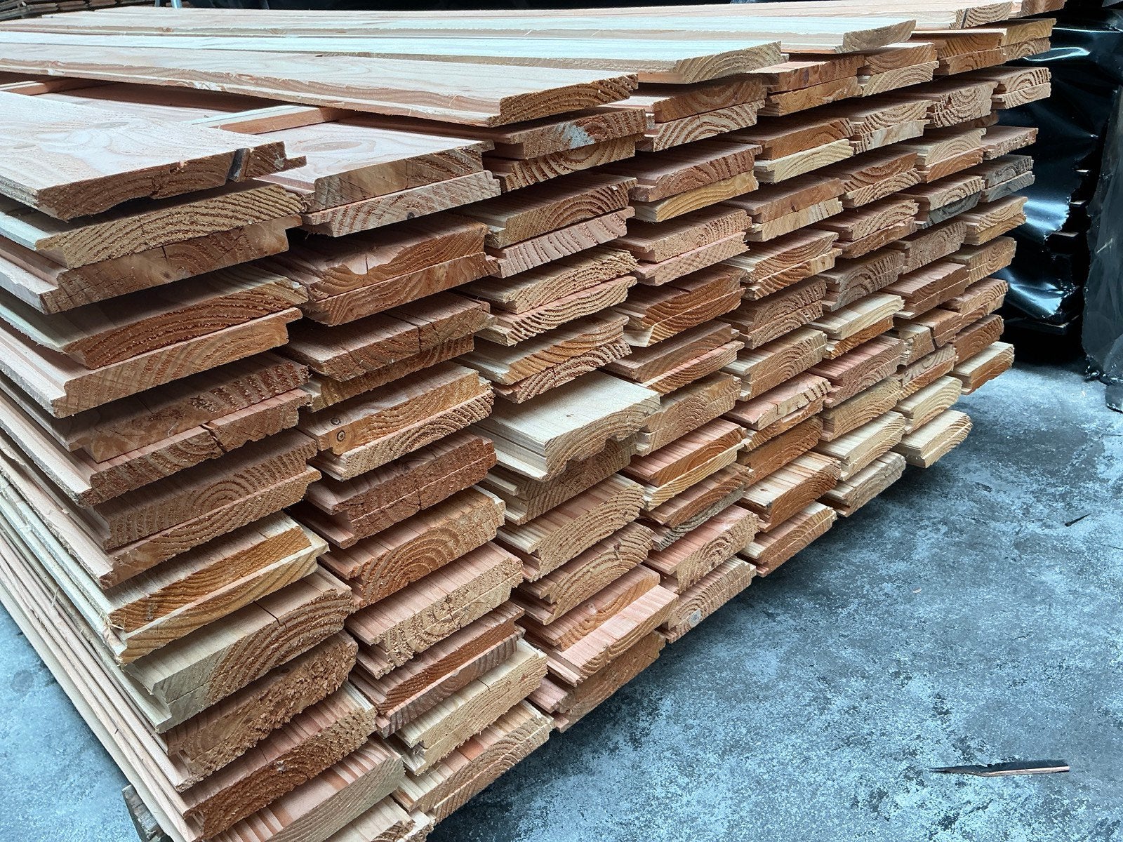 Douglas halfhouts rabat / sponningdelen, Ophalen of Verzenden, Nieuw, 250 cm of meer, Planken