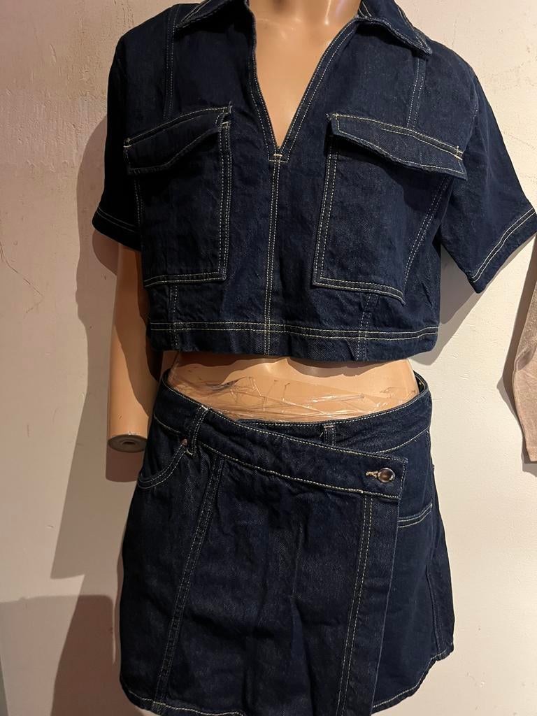 ZARA spijker set maat m nieuw, Kleding | Dames, Maat 38/40 (M), Blauw, Nieuw, Ophalen of Verzenden