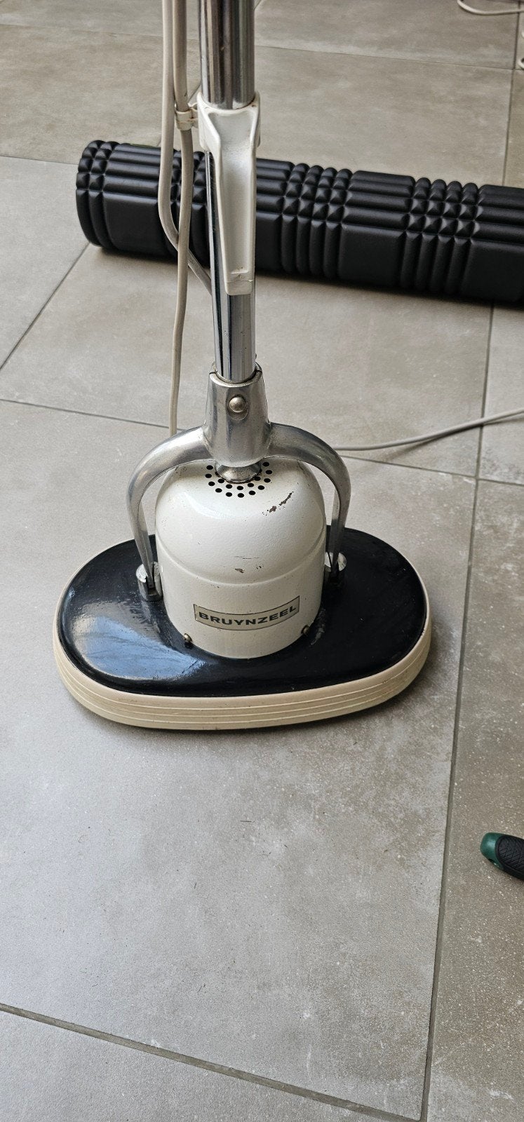 Vintage Bruynzeel Vloerboenmachine met Borstels, Witgoed en Apparatuur, Stofzuigers, Overige merken, Gebruikt, Ophalen of Verzenden