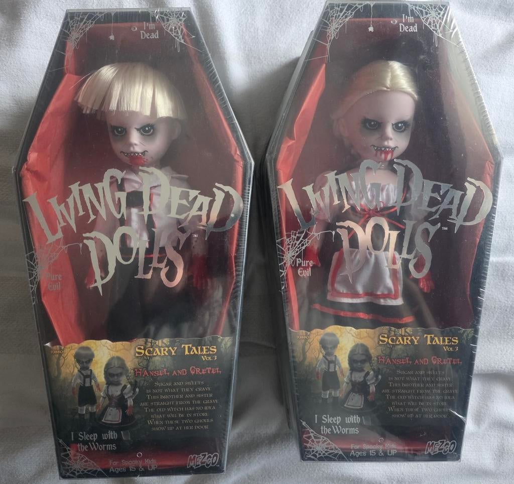 Living dead dolls Hans en Grietje scary tales geseald, Ophalen of Verzenden, Pop
