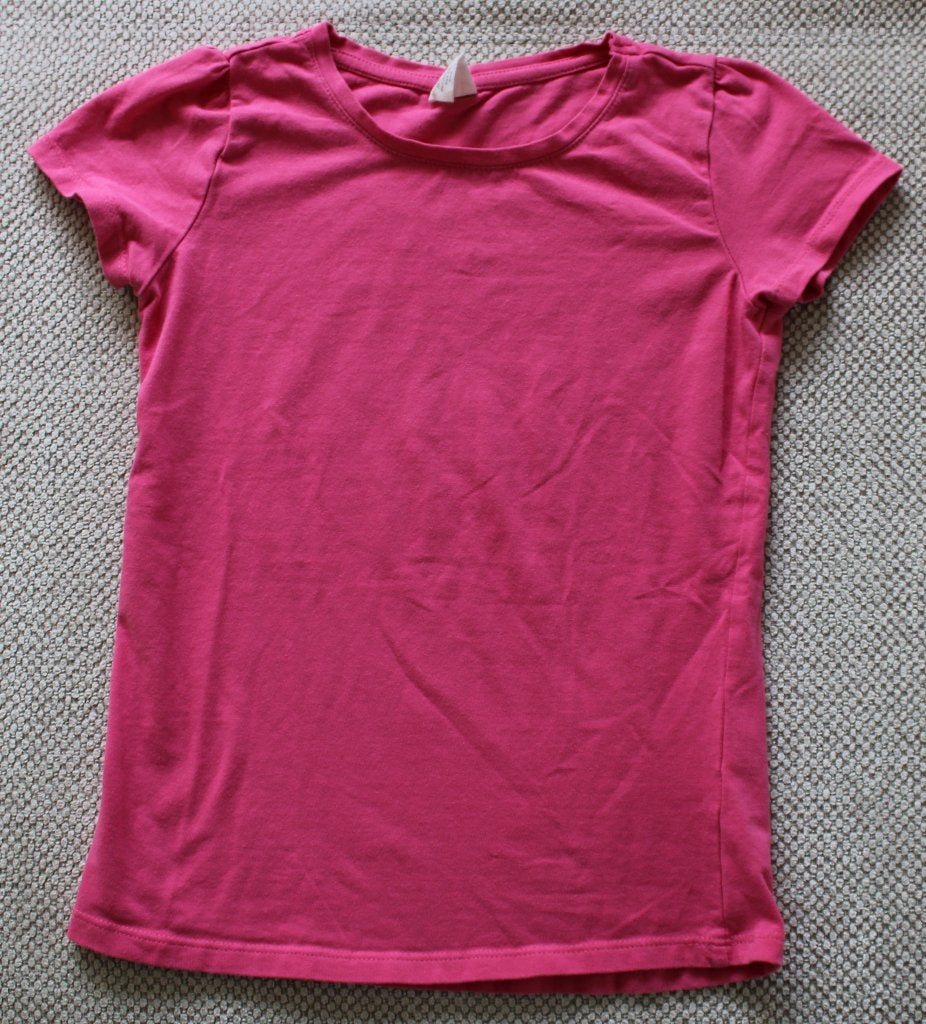 Basic T-shirt van Hema 134/140, Kinderen en Baby's, Kinderkleding | Maat 134, Gebruikt, Meisje, Ophalen of Verzenden, Shirt of Longsleeve