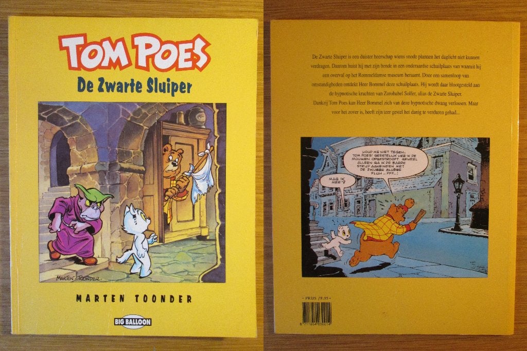 Tom Poes 2 - De Zwarte Sluiper (SC), Eén stripboek, Ophalen of Verzenden, Zo goed als nieuw, Marten Toonder