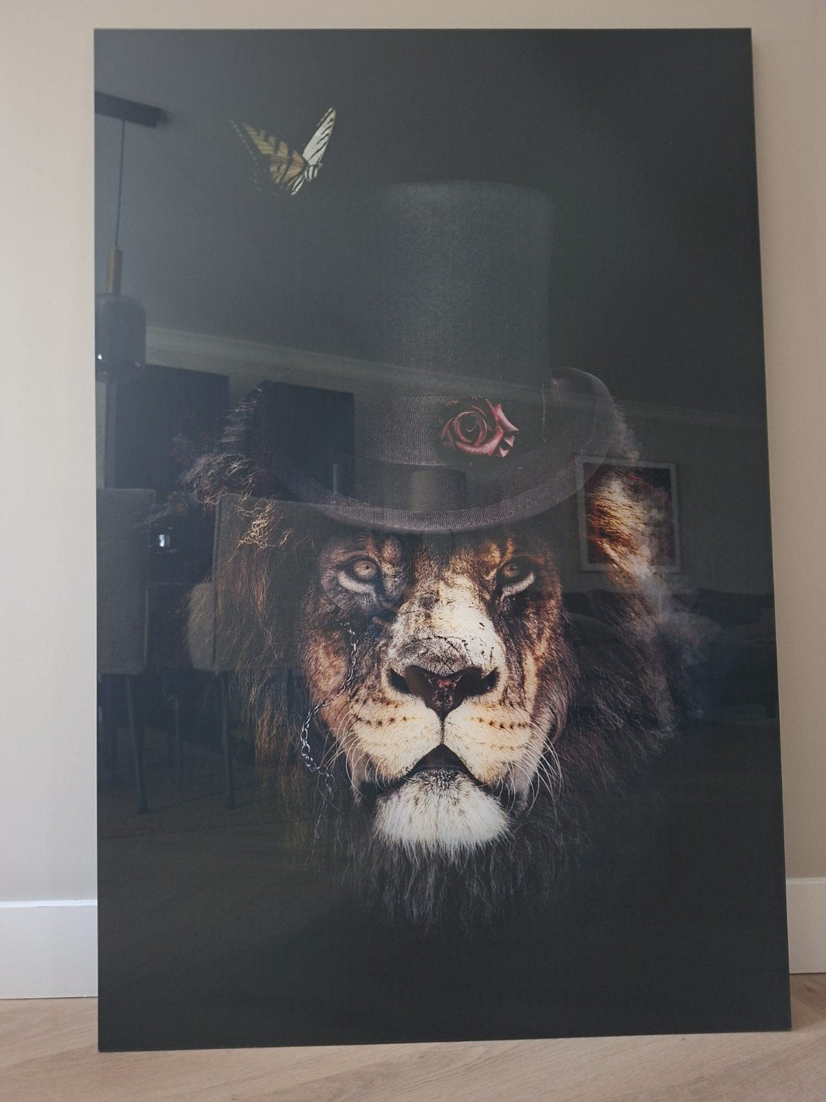 Poster Junkie 80x120 Plexiglas zgan, Huis en Inrichting, Woonaccessoires | Schilderijen, Tekeningen en Foto's, Ophalen, Zo goed als nieuw