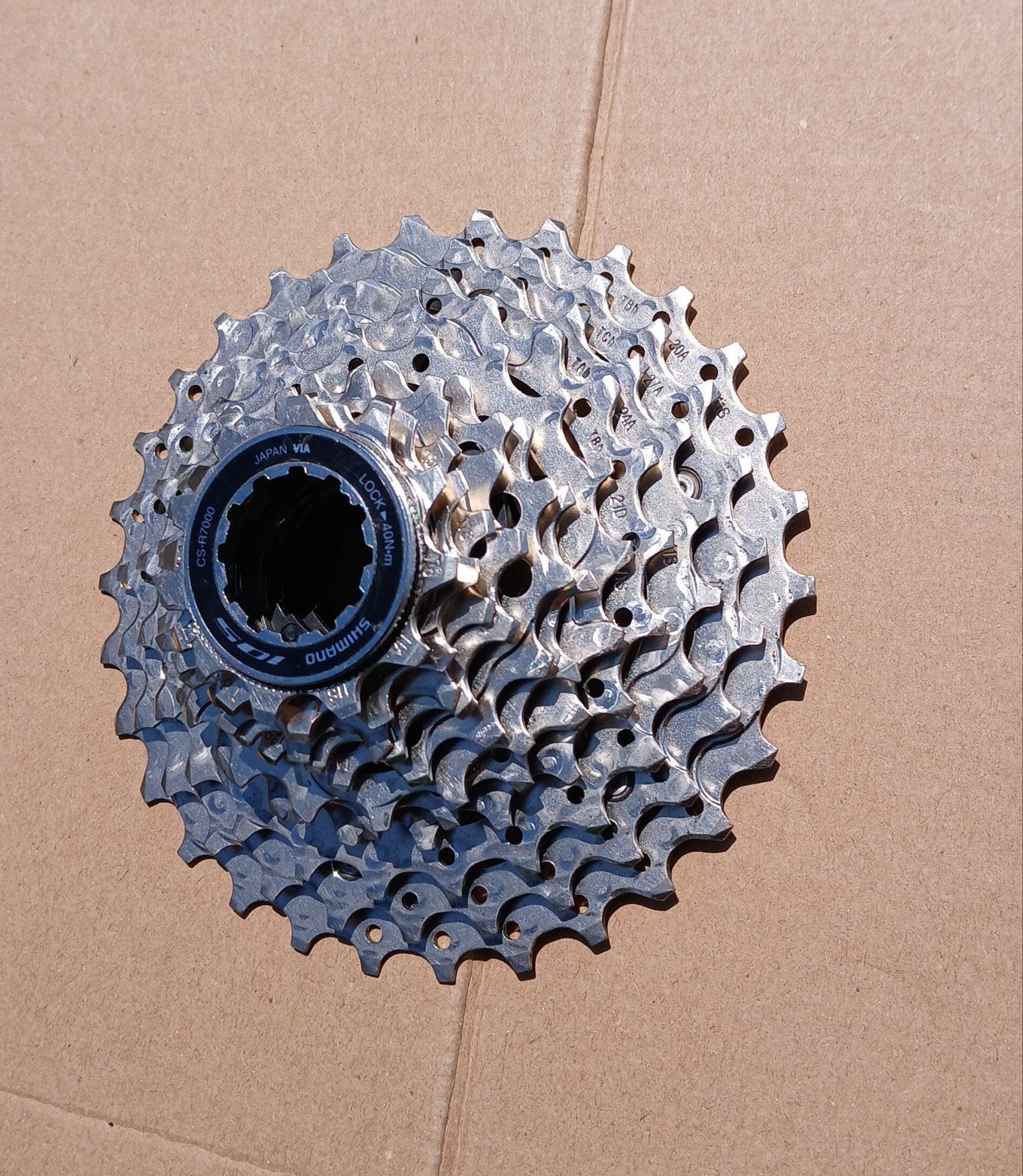Shimano 105 cassette 11 speed, Ophalen of Verzenden, Gebruikt, Racefiets, Shimano 105