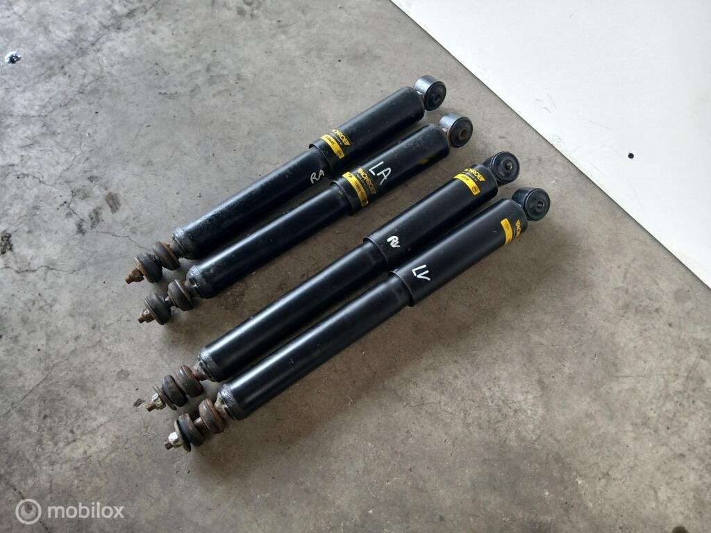 Schokdempers Range Rover P38 Monroe Schokbrekers Voor Achter, Land Rover, Ophalen of Verzenden