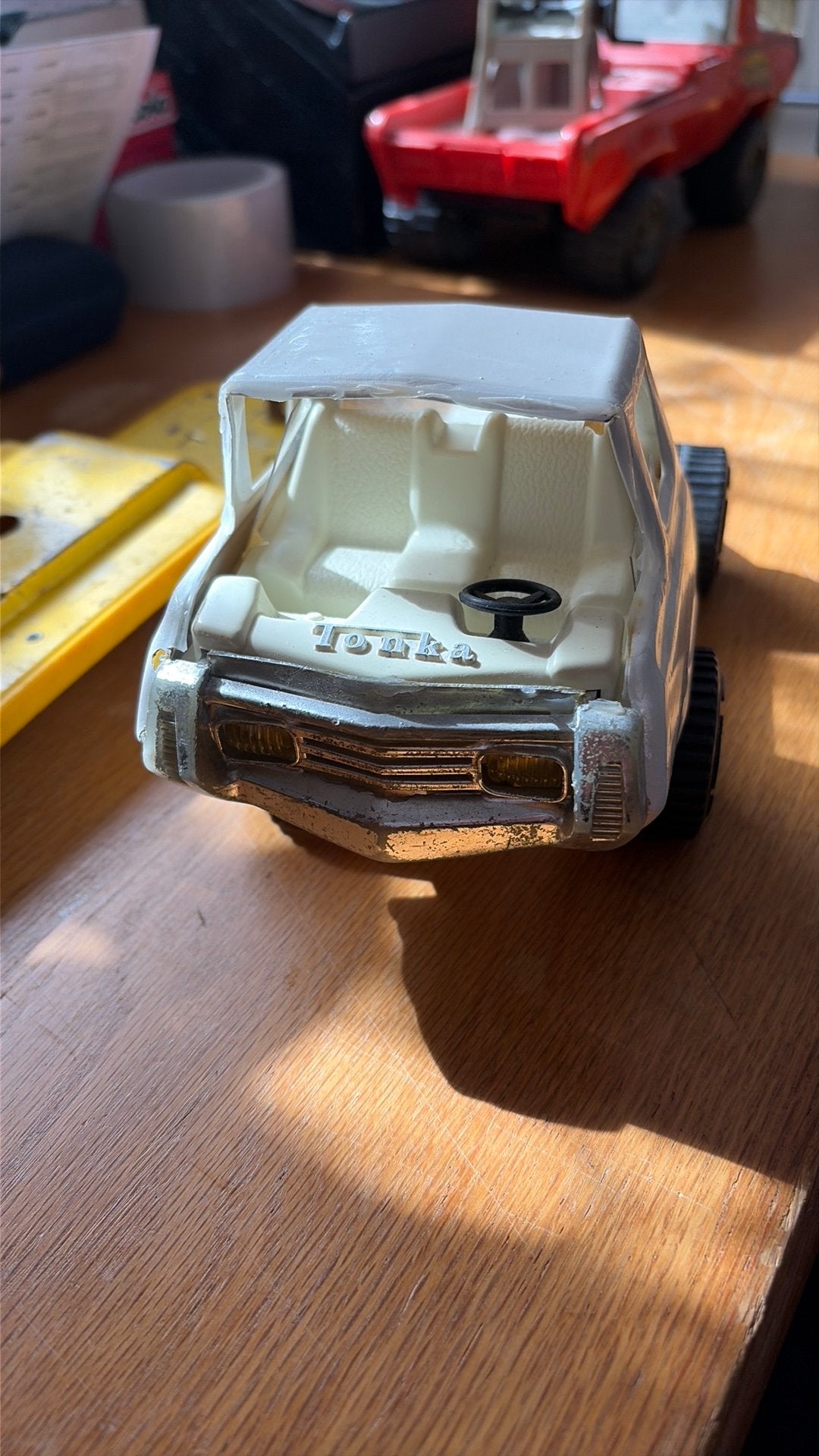 Tonka mighty Diesel lowboy, Verzamelen, Ophalen of Verzenden, Gebruikt