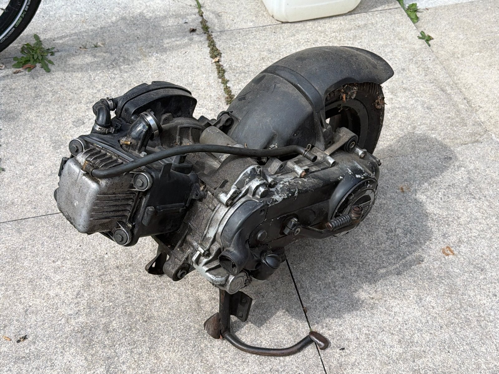 Piaggio Zip motorblok - Compleet en functioneel, Ophalen, Gebruikt, Blok, Piaggio