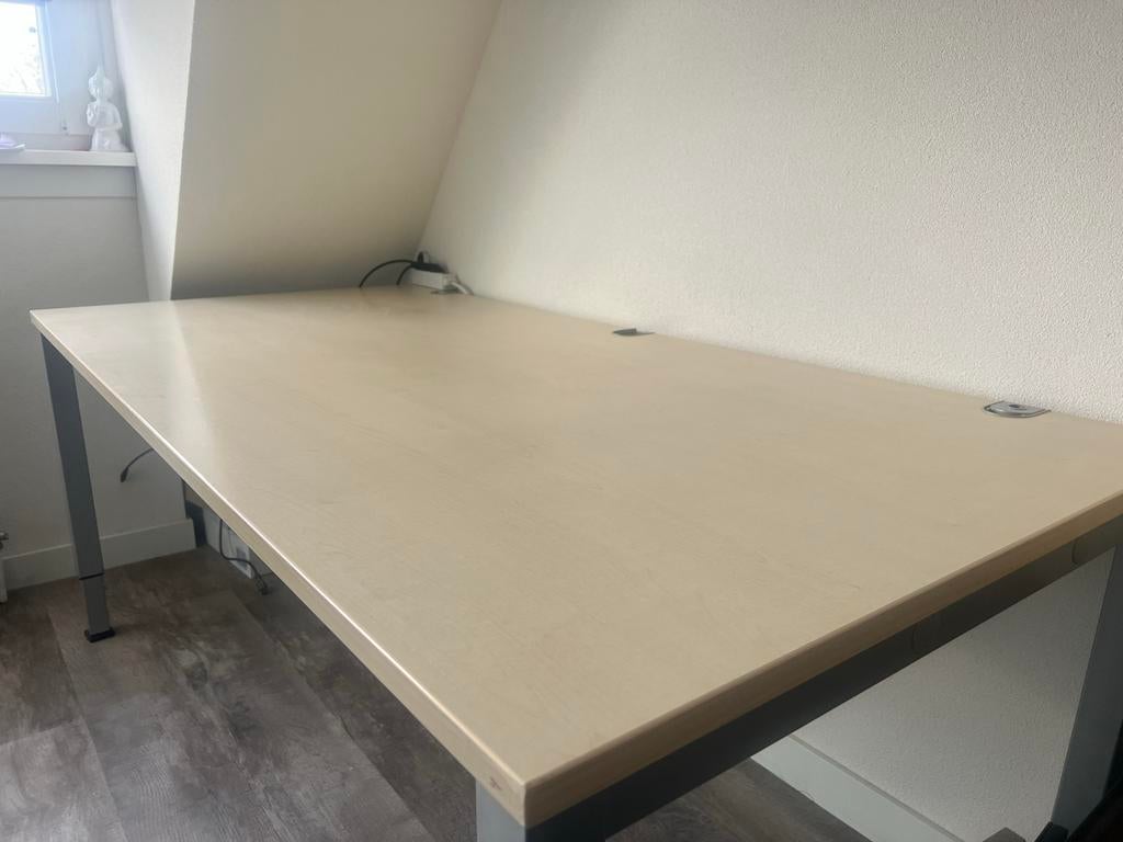 Werktafel / bureau, 180x90 cm, in hoogte verstelbaar, Huis en Inrichting, Bureaus, Ophalen, In hoogte verstelbaar, Gebruikt