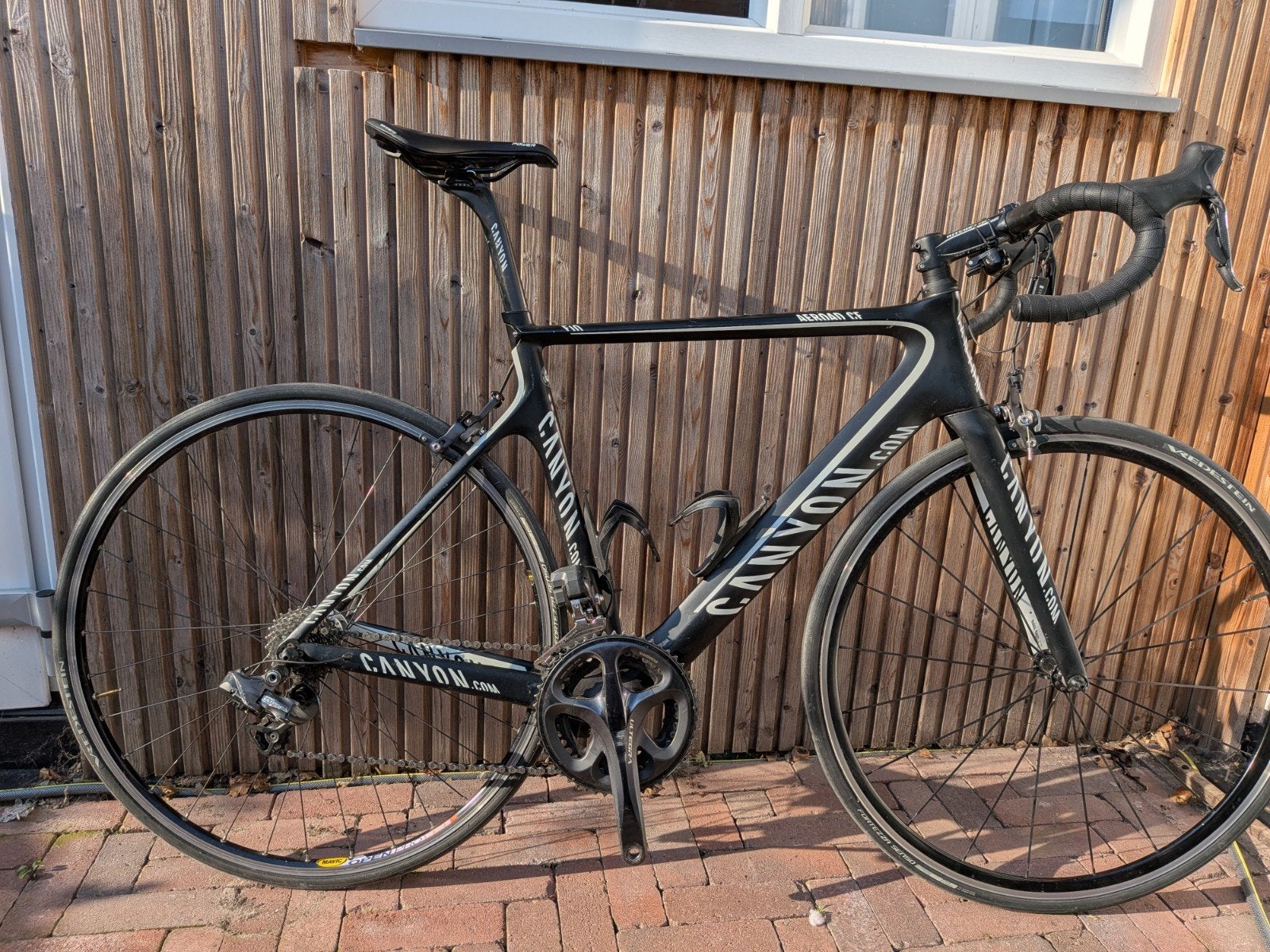 Canyon Aeroad CF 56cm, Shimano Ultegra Di2 10 Speed, 28 inch, Gebruikt, Carbon, Velgrem