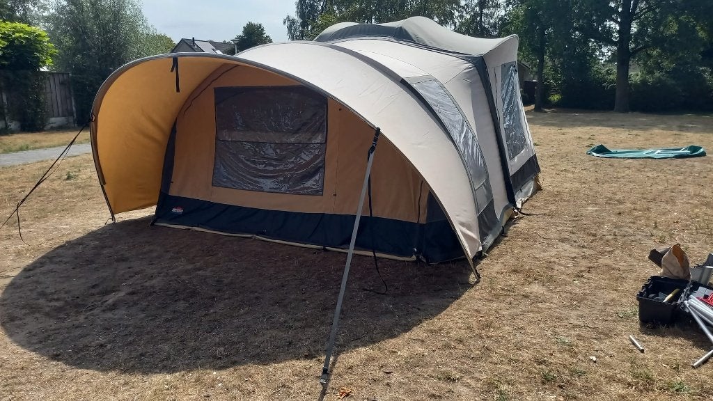 Cabanon Tabora, Caravans en Kamperen, Vouwwagens, Ophalen, Beige, Cabanon, Tot en met 4