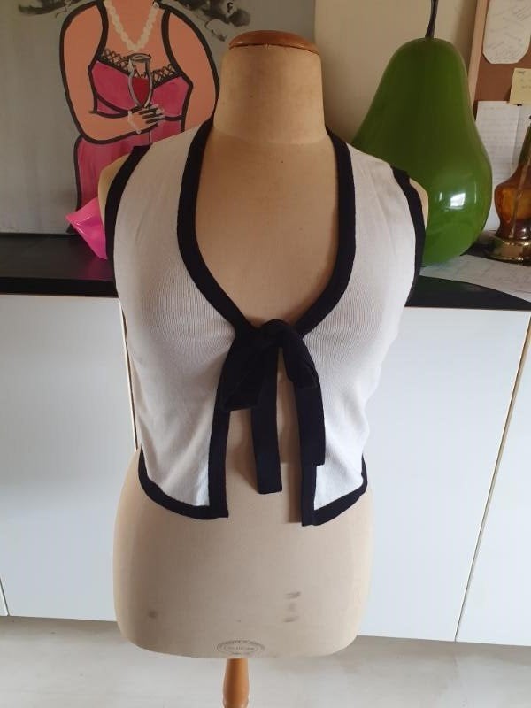 Nieuw! mooi zwart/wit gilet van Cider maat L!, Verzenden, Wit, Maat 42/44 (L), Nieuw