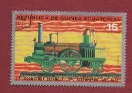 Treinen - Guinea Ecuatorial - 152 (2.) - gebr, Ophalen of Verzenden, Gestempeld, Treinen