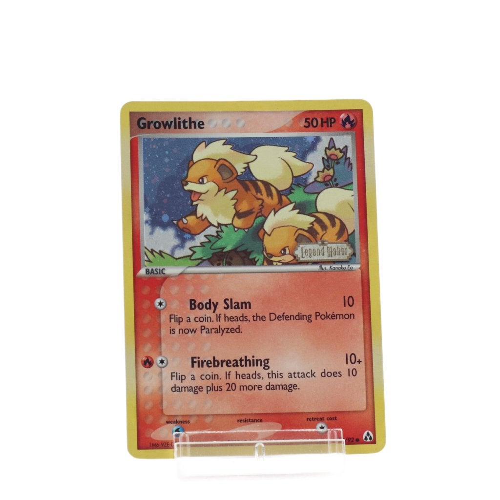 TCG Growlithe (LM 55), Nintendo, Zo goed als nieuw, Support@nintendo.com, 11-1 Hokotate-cho, Kamitoba, Minami-ku
Kyoto 601-8501
Japan