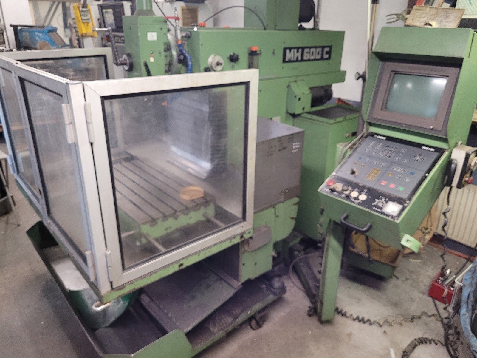 Maho onderdelen 600 C CNC Freesbank, Ophalen