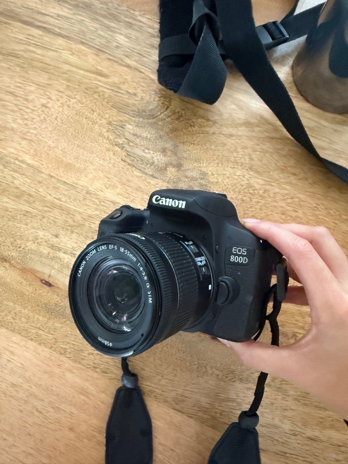 Canon EOS 800D Spiegelreflexcamera met 18-55mm lens en tas, Spiegelreflex, Canon, Kantelbaar/draaibaar scherm, Ophalen of Verzenden