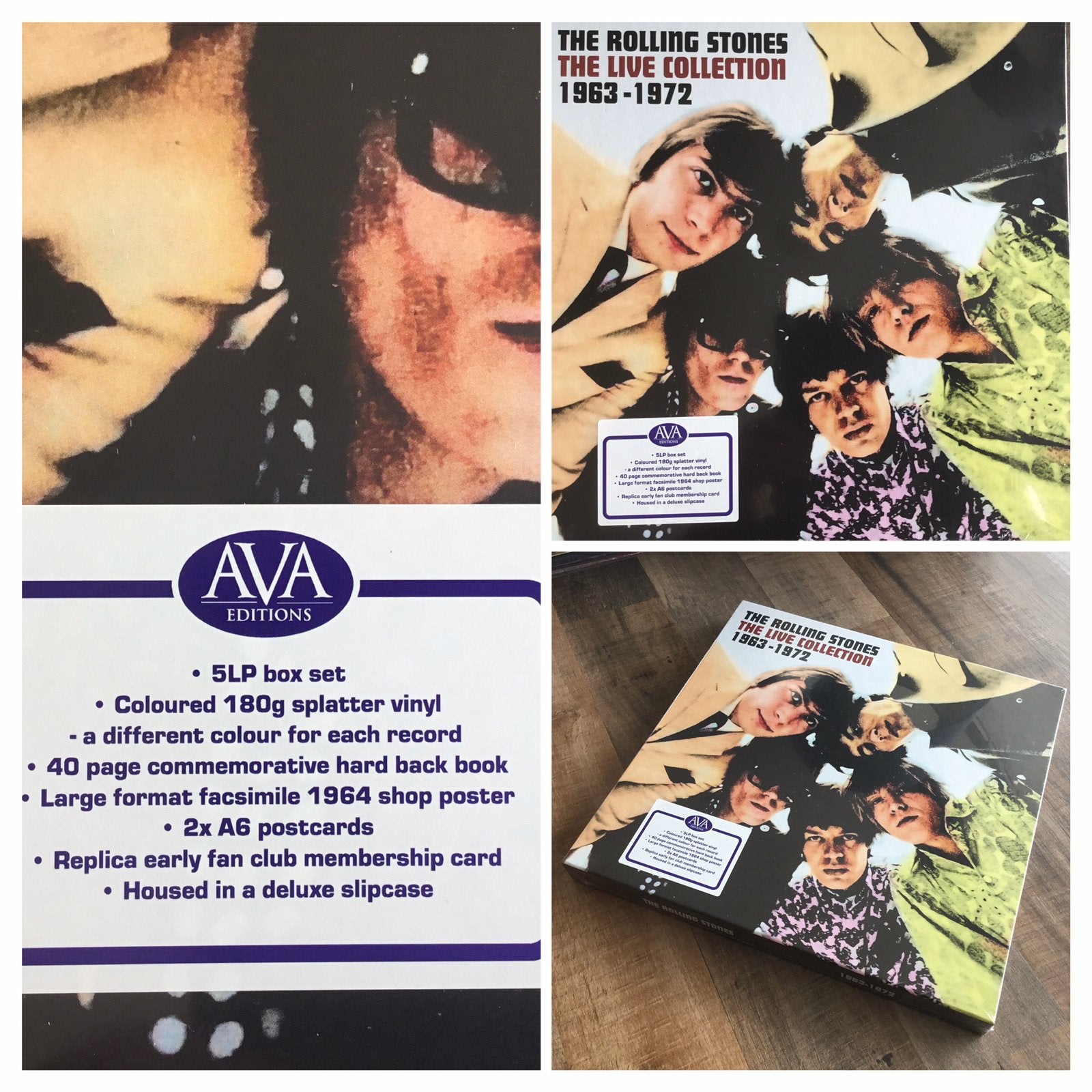 ROLLING STONES  The Live Collection 1963-1972   5 LP BOX  !, Boxset, Inclusief poster, Ophalen of Verzenden, 12 inch