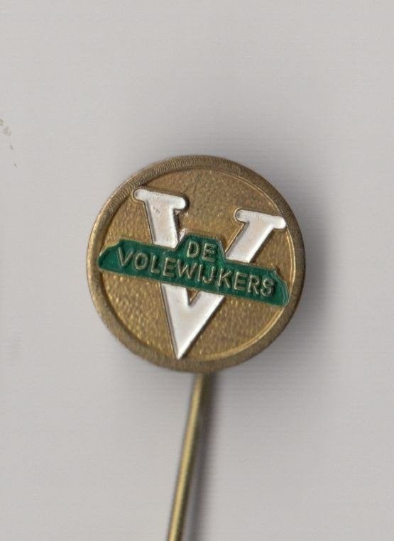 Voetbal de Volewijckers Amsterdam speldje, Gebruikt, Niet vindbaar, Niet vindbaar, Speldje of Pin