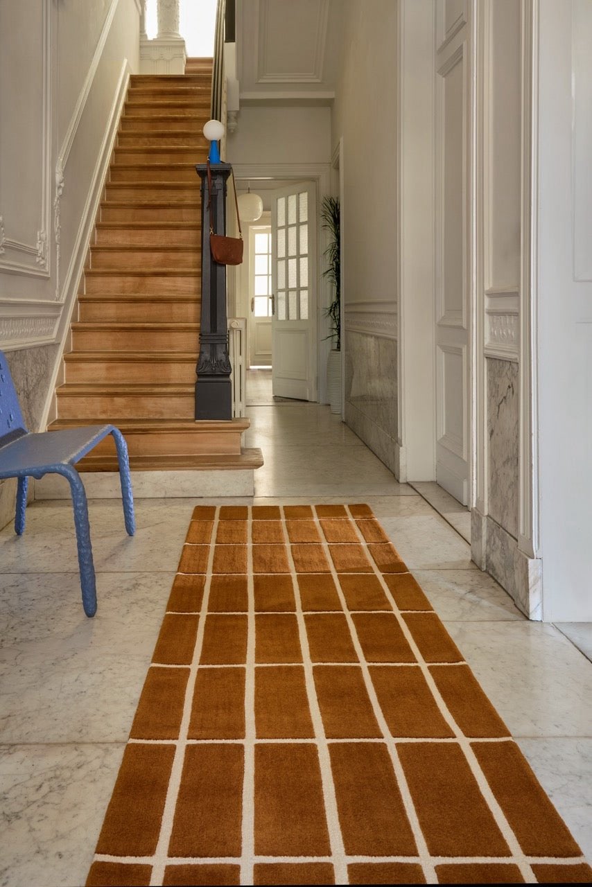 Brink en Campman loper Marimekko Tiiliskivi Brown, Ophalen, 200 cm of meer, 50 tot 100 cm, Zo goed als nieuw