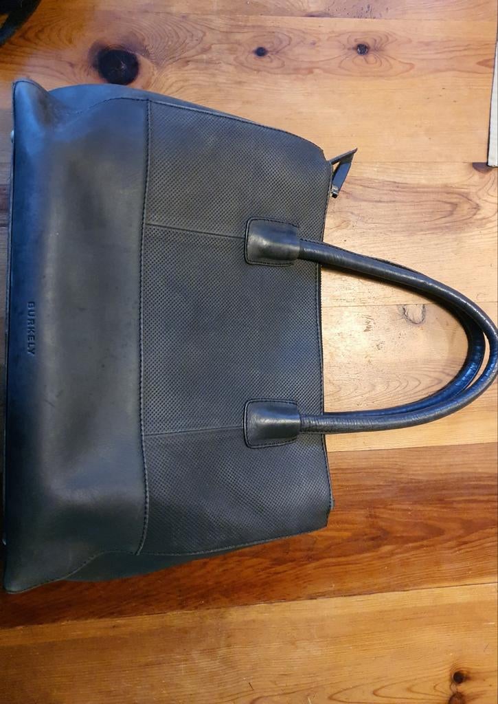 Burkely handtas Lena 788466 groen leer, Sieraden, Tassen en Uiterlijk, Tassen | Damestassen, Ophalen of Verzenden