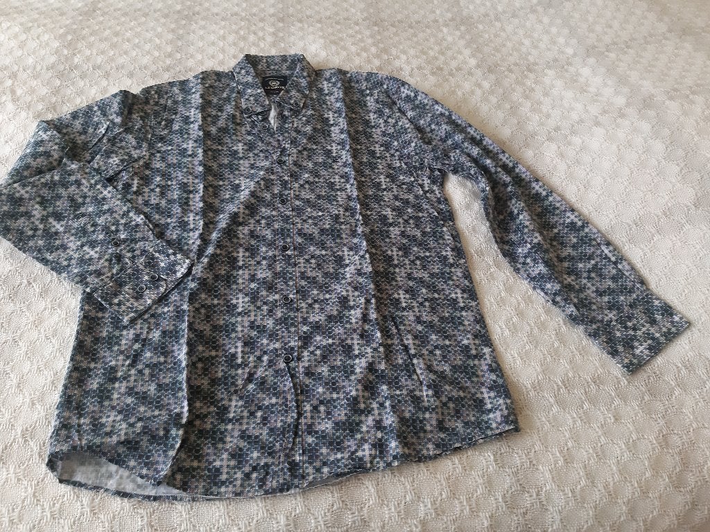 prachtig apart overhemd Lerros maat XL, Kleding | Heren, Overhemden, Ophalen, Lerros, Meerkleurig, Zo goed als nieuw