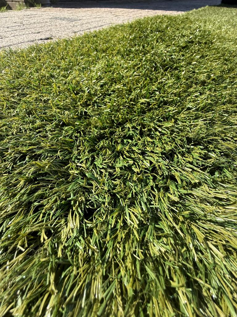 Gebruikt kunstgras 45mm - Zacht, sterk en waterdoorlatend, Tuin en Terras, Ophalen of Verzenden, Zo goed als nieuw, 20 m² of meer