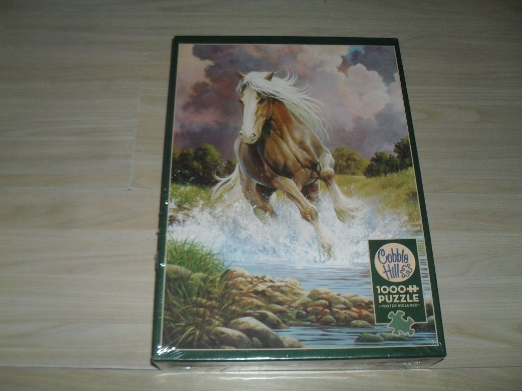 River Horse puzzle 1000 stukjes nieuw, Ophalen, 500 t/m 1500 stukjes, Nieuw, Legpuzzel