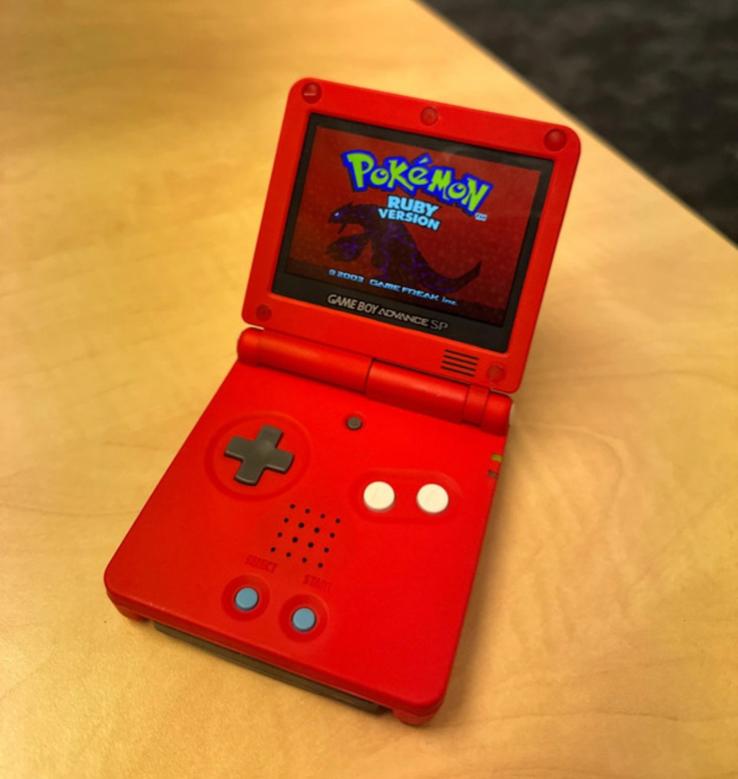 Custom gameboy advance SP, Ophalen of Verzenden, Refurbished, Game Boy Advance SP