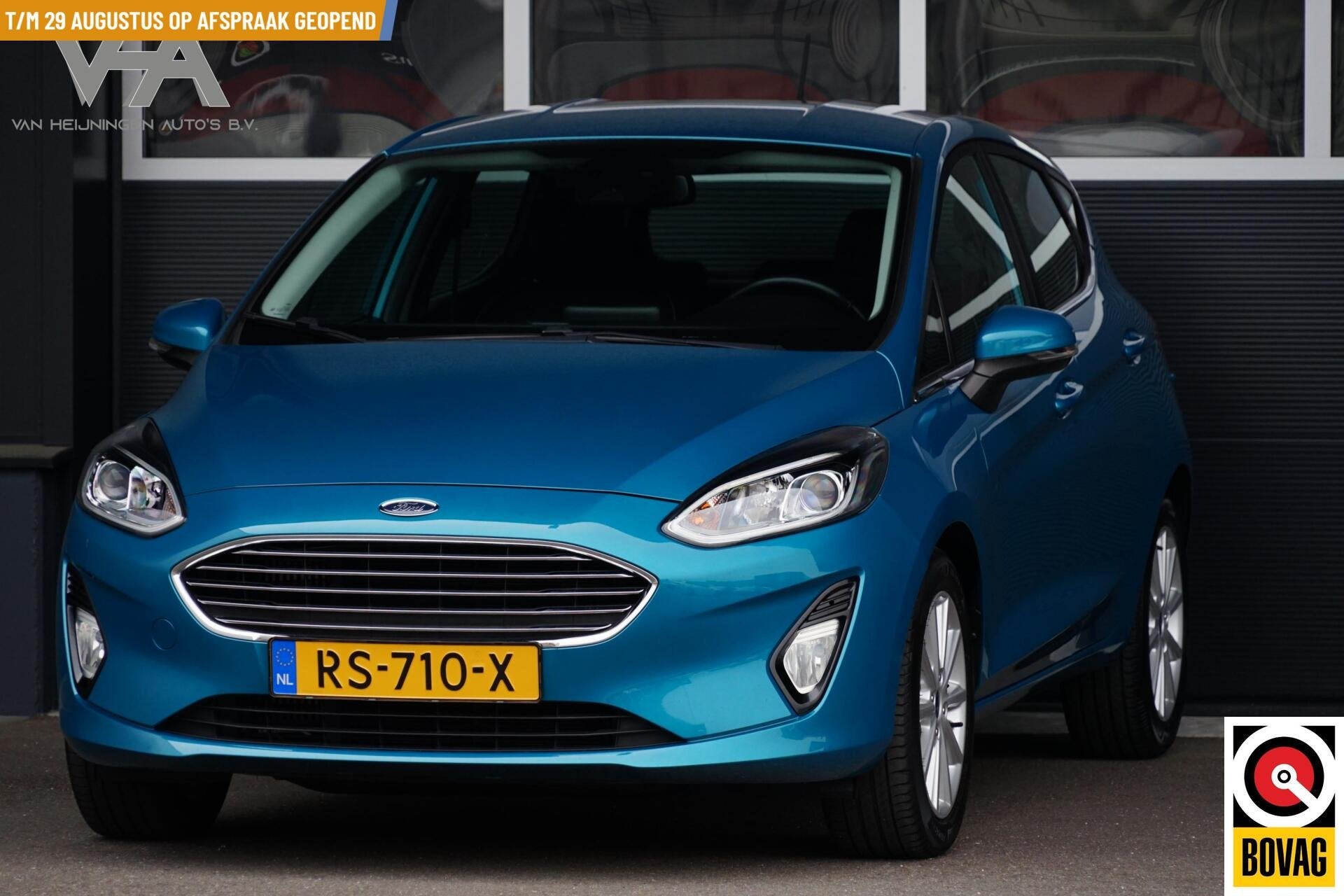 Ford Fiesta 1.0 EcoBoost Titanium NL, CarPlay, clima, cruise, Voorwielaandrijving, Gebruikt, Euro 6, 580 kg