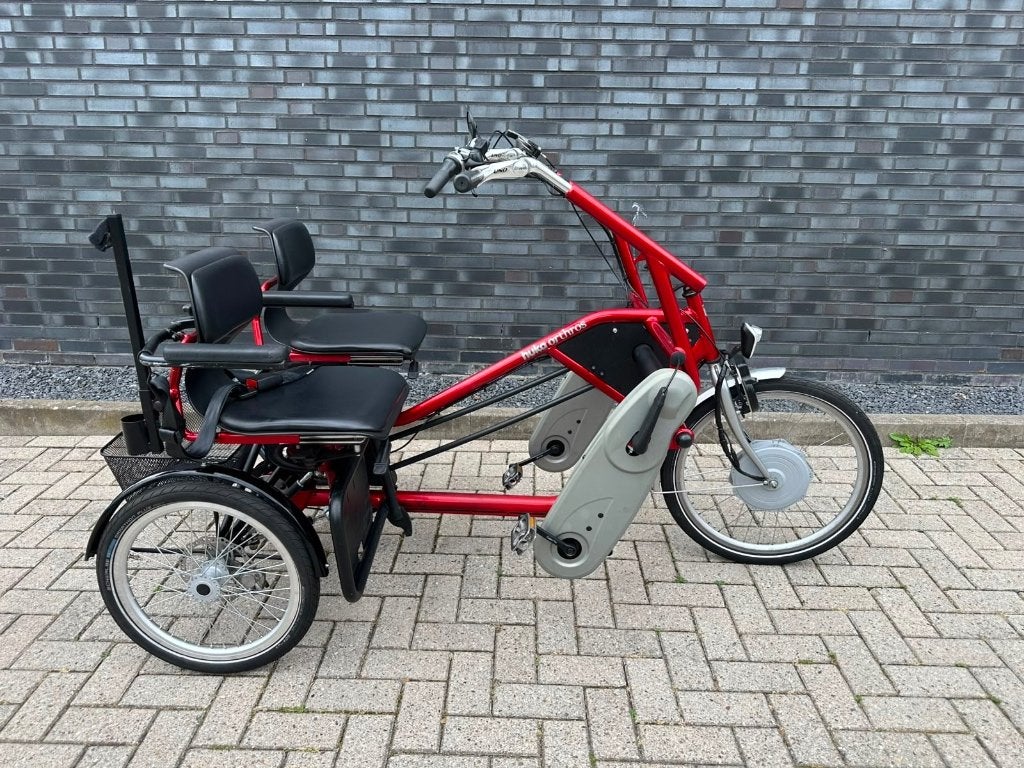 Elektrische Huka Orthros duofiets fun2go, Verzenden, Gebruikt, Schijfrem, Huka