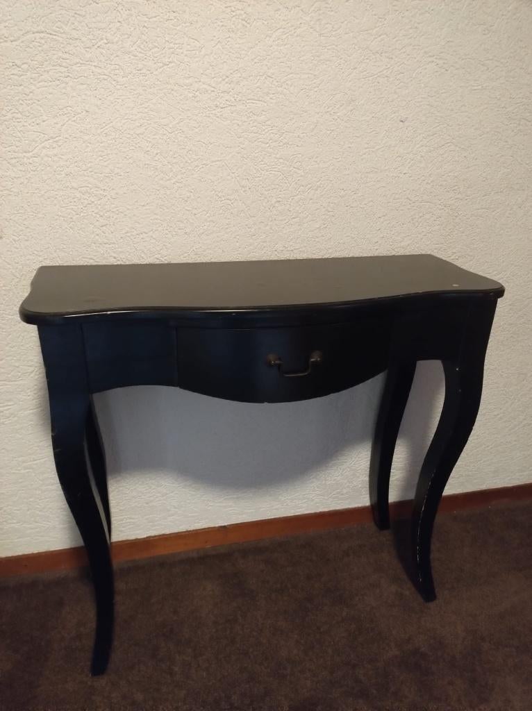 Sidetable / kaptafel / gangtafel zwart, Huis en Inrichting, Tafels | Sidetables, Ophalen, Gebruikt, 50 tot 100 cm, 25 tot 50 cm