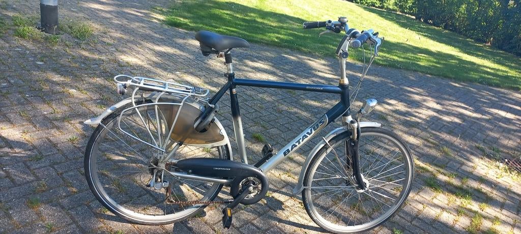Herenfiets Batavus 28 inch, Gebruikt, Velgrem, Versnellingen, Batavus