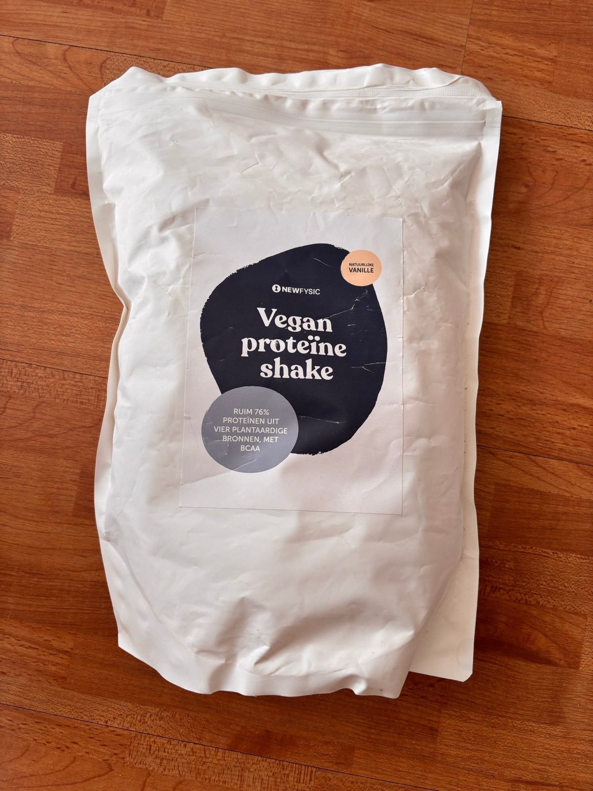 Newfysic Vegan Proteïne Shake Vanille 900g, Ophalen of Verzenden, Nieuw, Poeder of Drank