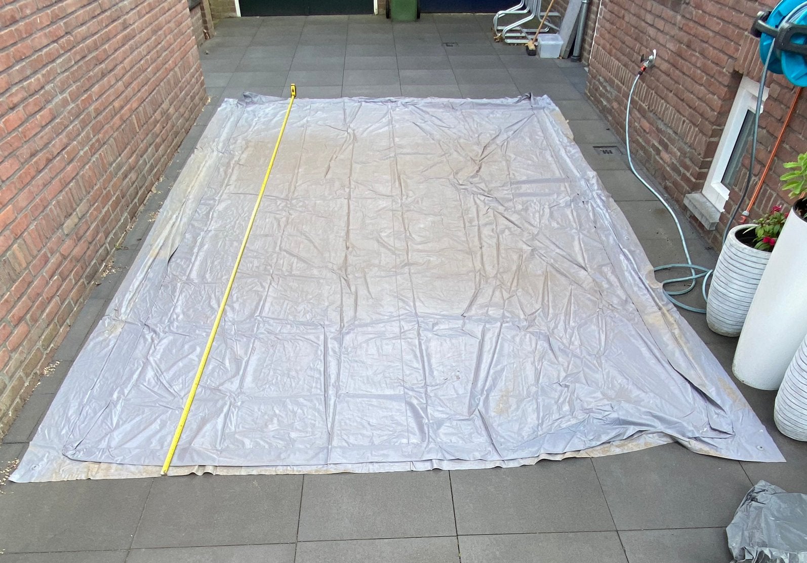 Grondzeil air voor op de camping 5.20 x 3.20, Ophalen, Gebruikt