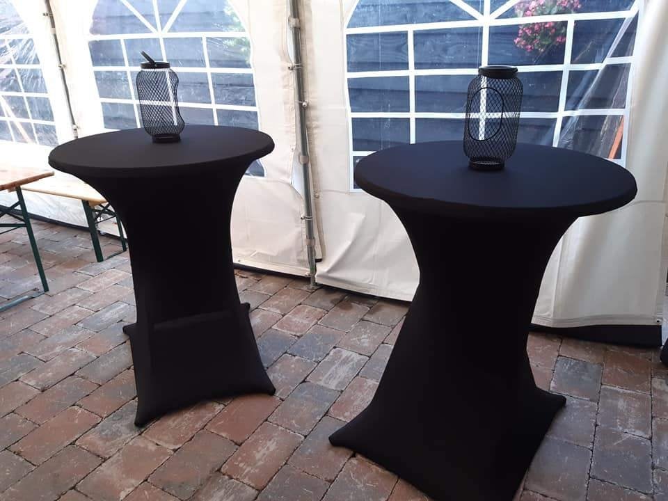 Statafel te huur inclusief zwarte rok, Ophalen, Gebruikt, Overige