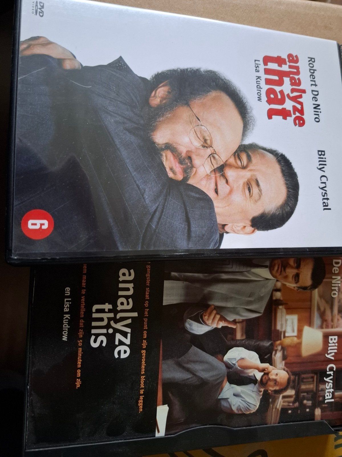 Analyze That & Analyze This DVD  Robert De Niro, Maffia en Misdaad, Engels, Gebruikt, Ophalen of Verzenden