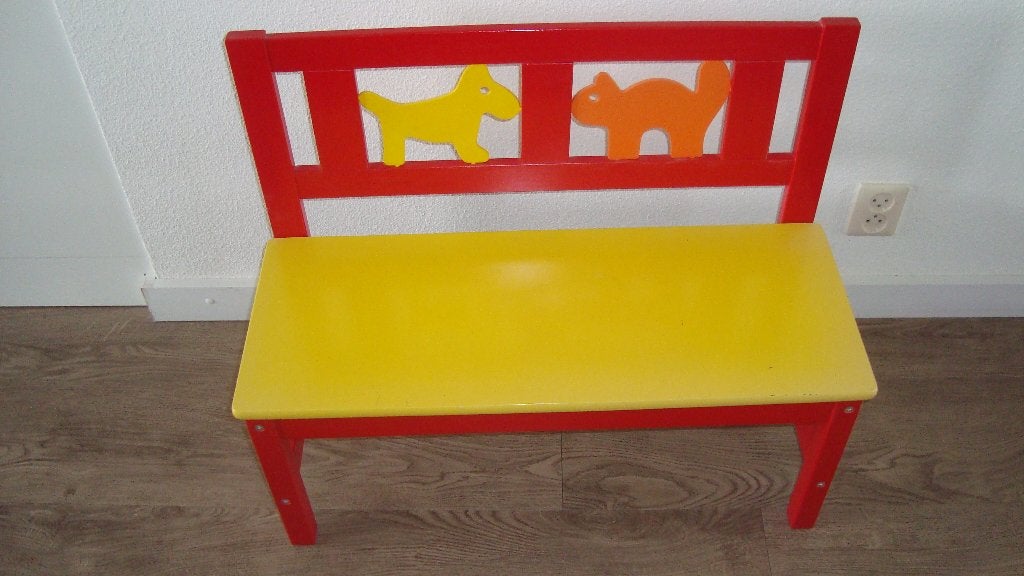 Bankje Ikea, Kinderen en Baby's, Kinderkamer | Tafels en Stoelen, Ophalen, Gebruikt, Stoel(en)