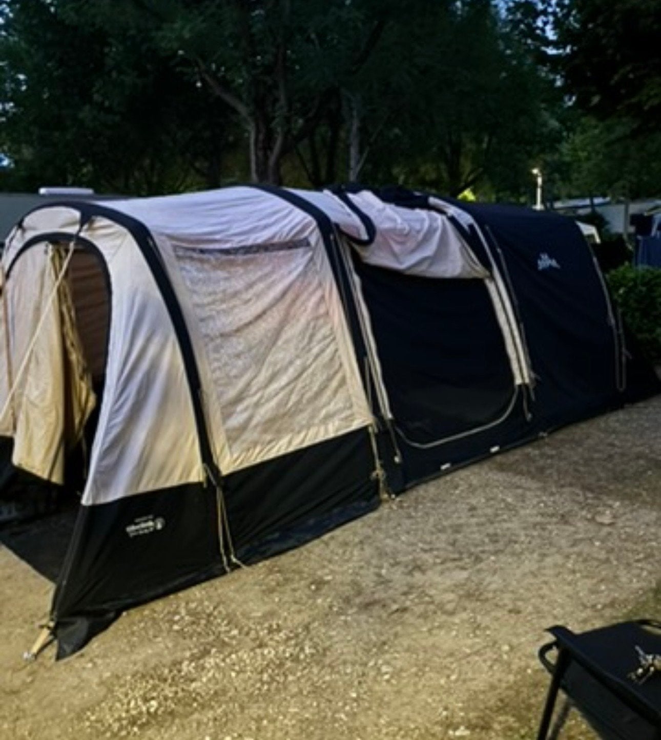 Obelink Hudson 4 TC Easy Air opblaasbare tunneltent, Caravans en Kamperen, Tenten, Ophalen, Gebruikt, Tot en met 4