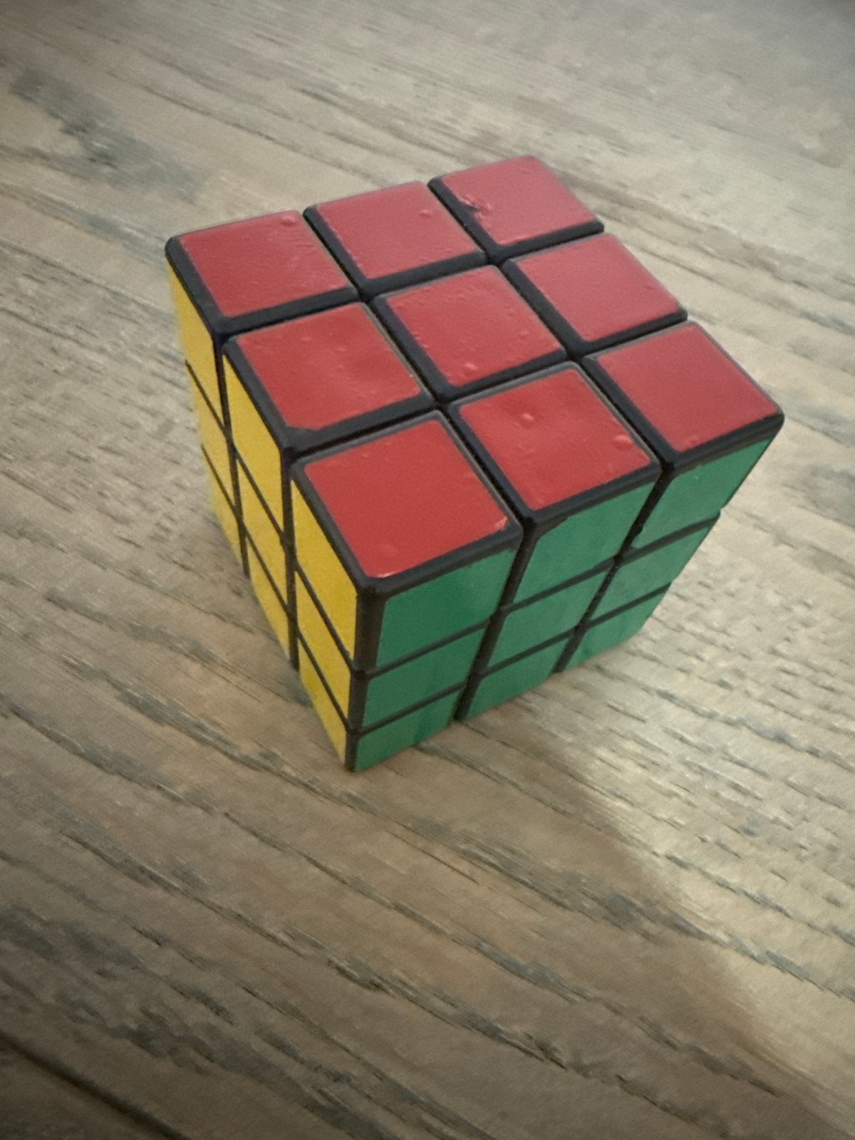 Rubiks kubus - Klassieke puzzel, Gebruikt, Overige typen, Meerkleurig, Ophalen of Verzenden