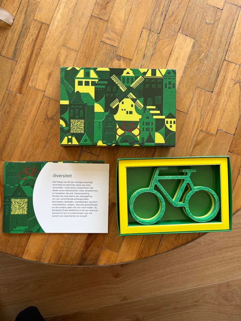 Randstad Diversiteit Fiets - Nieuw in doos (Marcel Wanders), Hobby en Vrije tijd, Overige Hobby en Vrije tijd, Nieuw, Ophalen of Verzenden