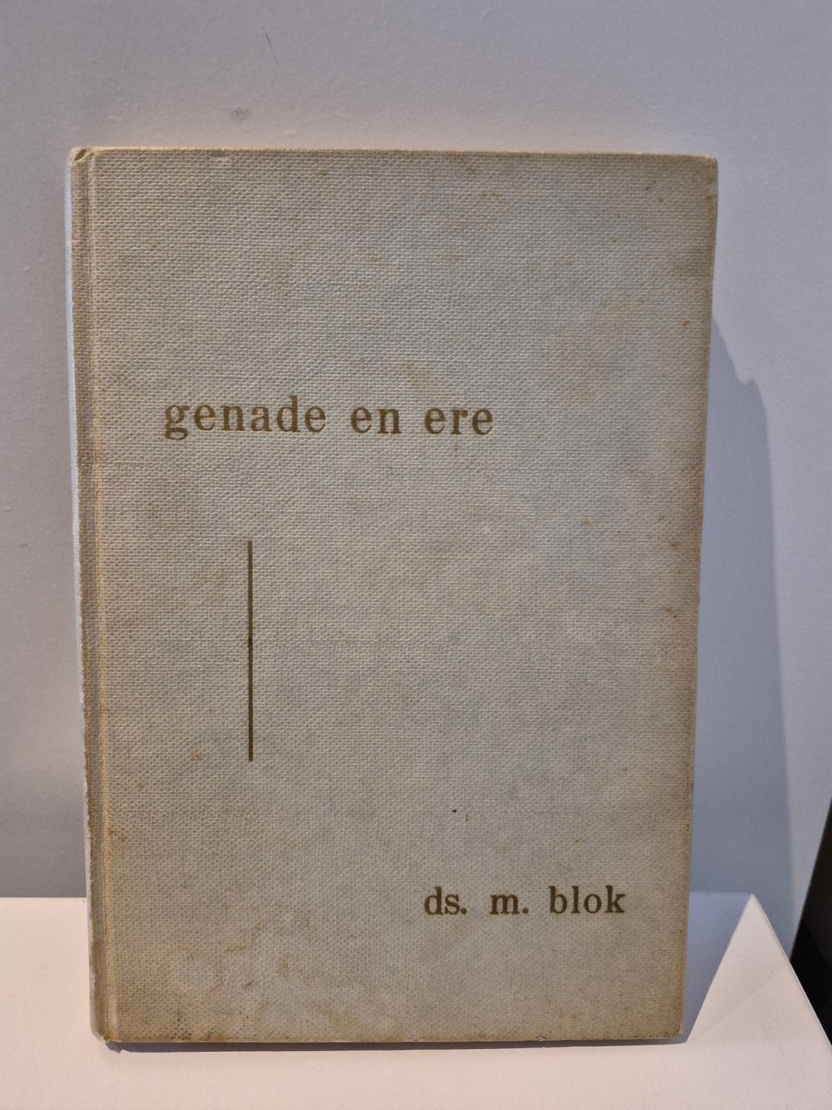 Genade en Ere - ds. M. Blok (1966), Boeken, Godsdienst en Theologie, Ophalen of Verzenden, Gelezen, Ds. M. Blok, Christendom | Protestants