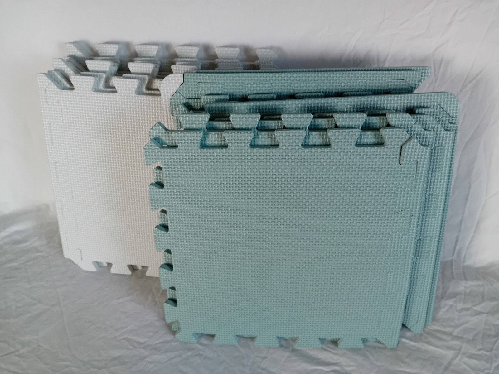 bemaxx Beschermende vloermatten zachte foam - puzzelmat, Ophalen of Verzenden, Zo goed als nieuw, Wit
