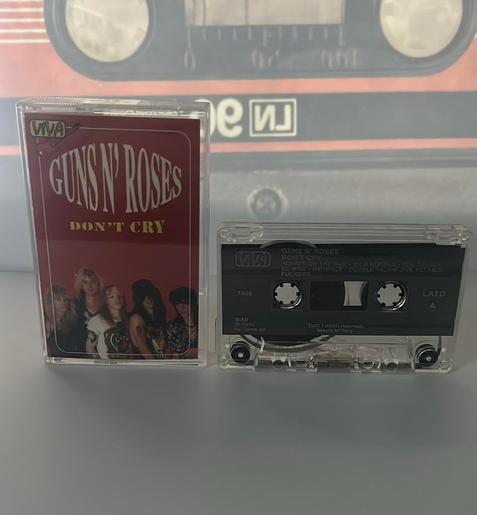 Guns N’ Roses – Don’t Cry, cassette, Cd's en Dvd's, Cassettebandjes, Gebruikt, 1 bandje, Ophalen of Verzenden