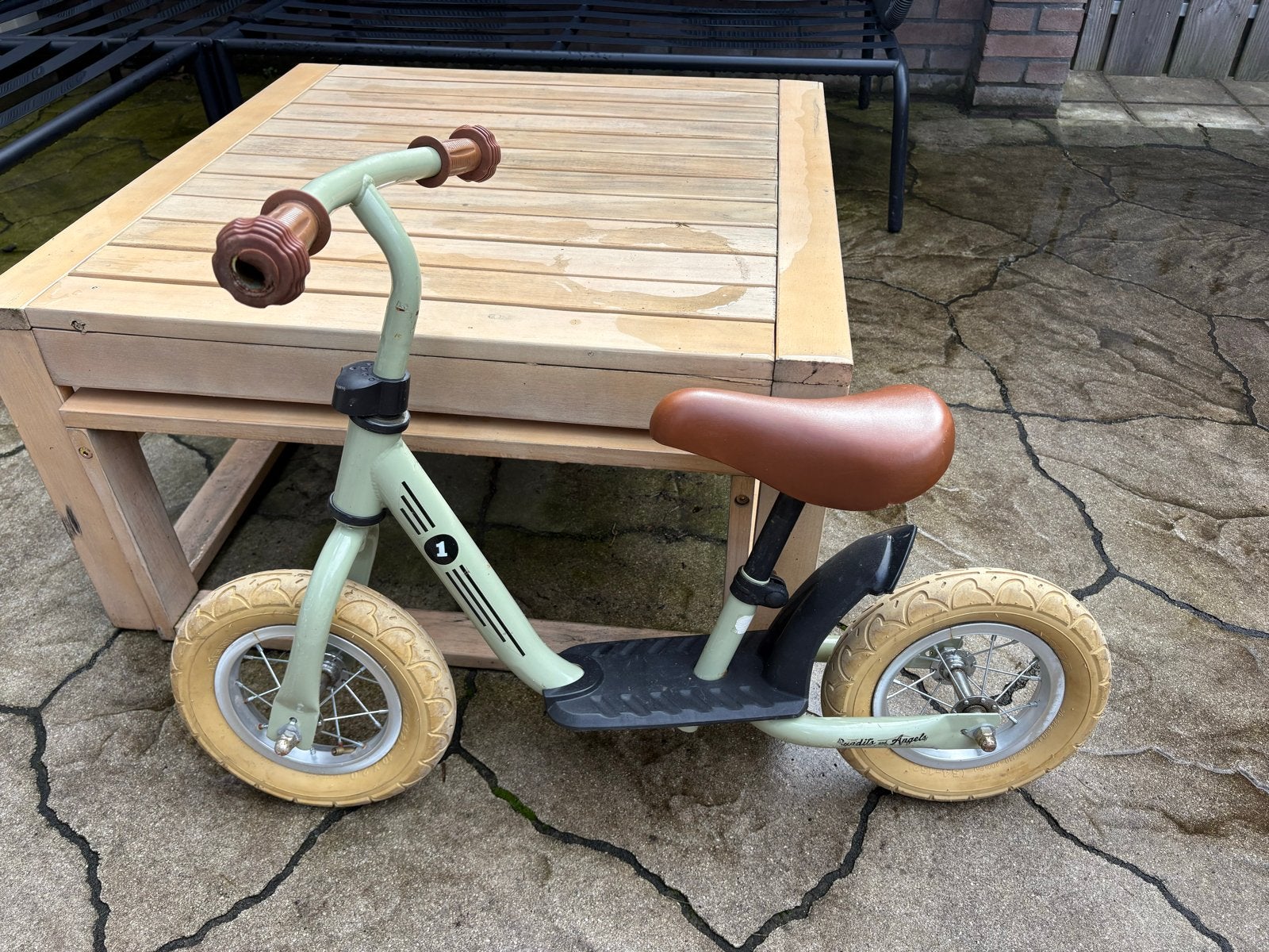 Stoere vintage look loopfiets voor de allerkleinsten, Ophalen, Gebruikt, Minder dan 16 inch
