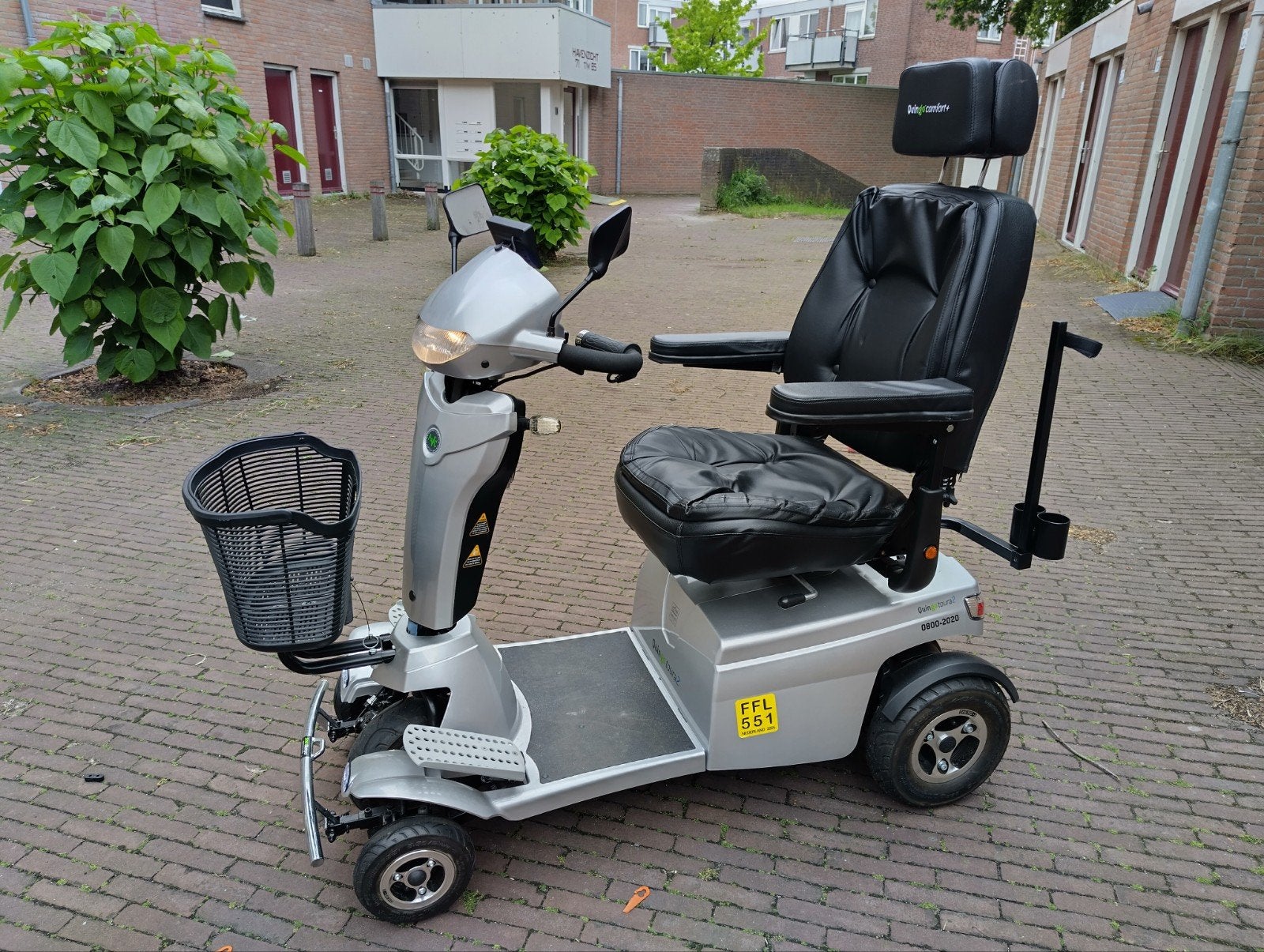 Scootmobiel Quingo Toura 2 grijs, Diversen, Brommobielen en Scootmobielen, Ophalen, 16 km/u of meer, 46 km of meer, Quingo