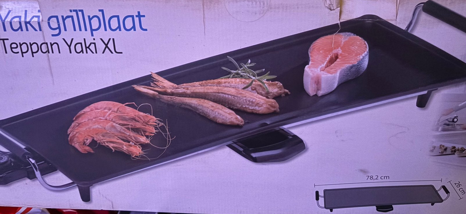 XL Teppan Yaki grillplaat - Cuisinier Deluxe, Ophalen, Gebruikt, Tafelgrill