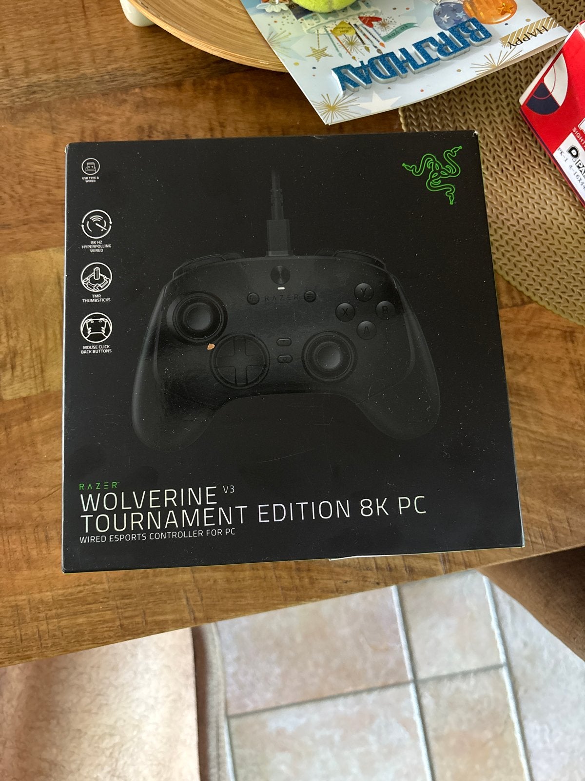Razer Wolverine V3 Tournament Edition 8K PC Controller, Overige genres, 1 speler, Nieuw, Eén computer