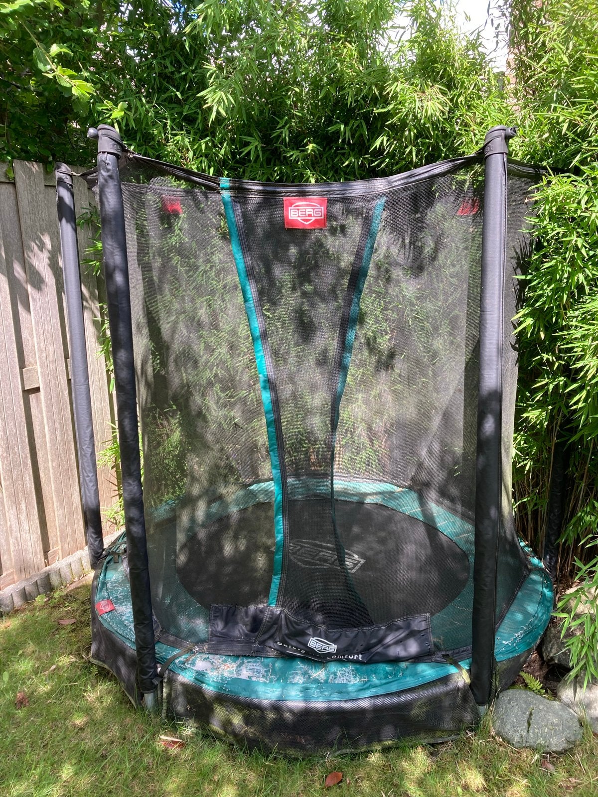 BERG Trampoline inground 180 cm, Ophalen, Gebruikt