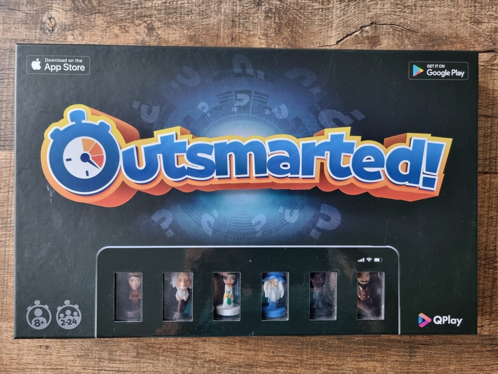 Outsmarted! Live Familie Quiz Show Bordspel, Vijf spelers of meer, Ophalen of Verzenden, Zo goed als nieuw, Outsmarted!