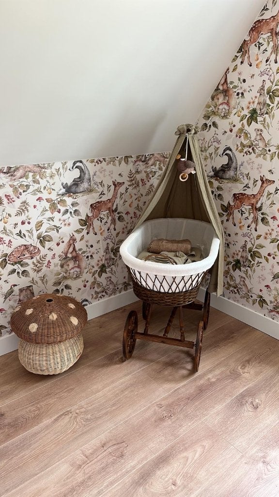 Unieke vintage wieg op wielen. Antiek. Co-sleeper, Ophalen, Gebruikt, Overige typen