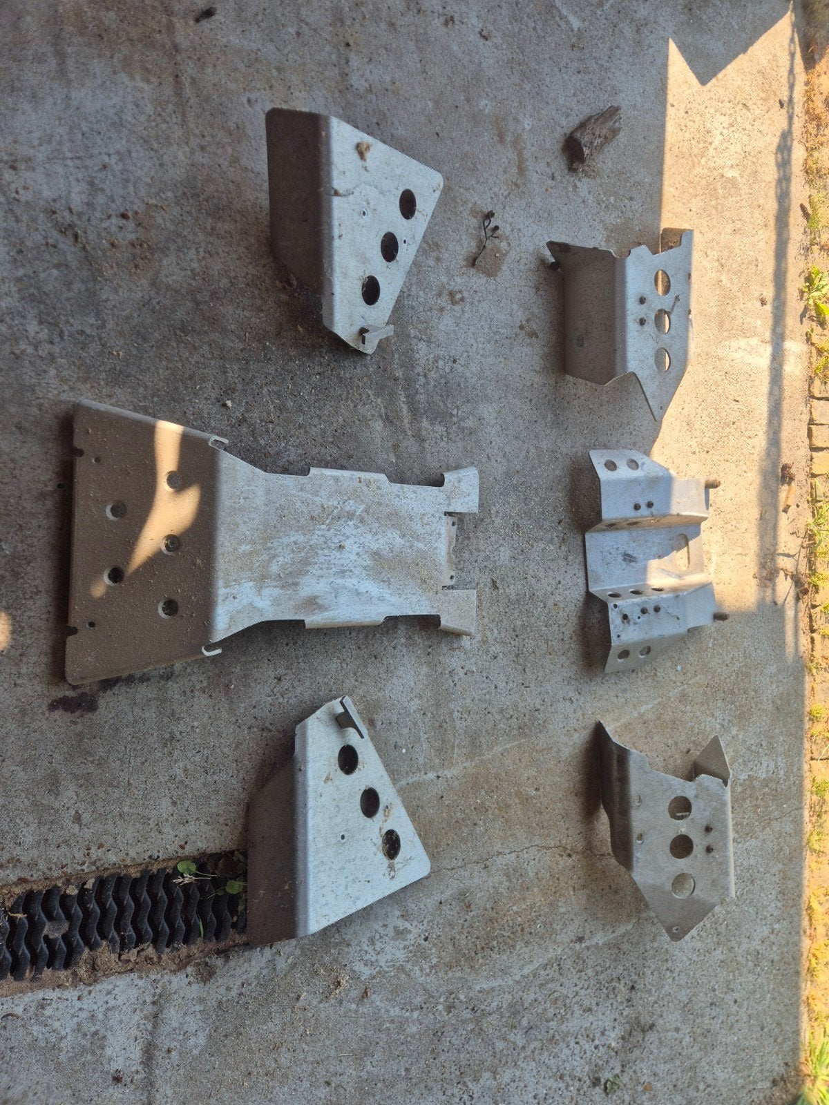 skid plates set Yamaha Grizzly, Ophalen of Verzenden
